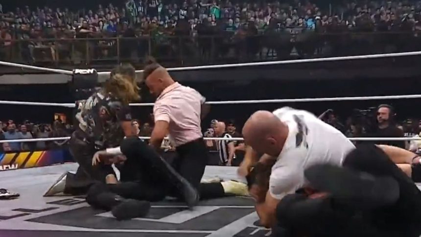 Absolute chaos breaks out after Adam Copeland and Christian Cage retain Tag Team Titles on AEW Dynamite