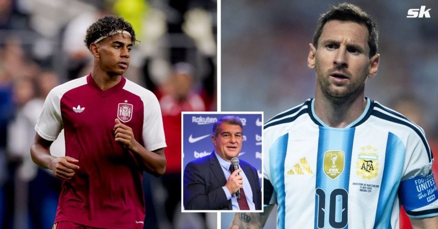 Barcelona president Joan Laporta makes feelings clear about Lionel Messi and Lamine Yamal facing each other in FIFA World Cup final