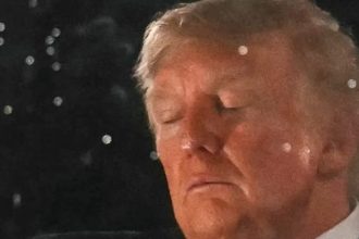Declining Trump Caught Sleeping During 4th Of July Fireworks
