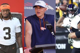 Ex-Broncos WR Jerry Jeudy likes post throwing shade at Bo Nix for being ranked over Lamar Jackson