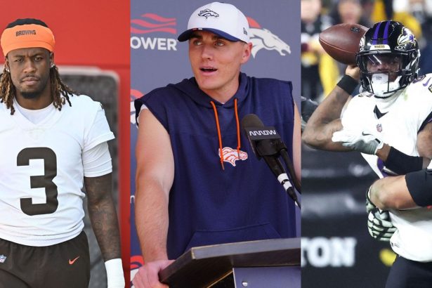 Ex-Broncos WR Jerry Jeudy likes post throwing shade at Bo Nix for being ranked over Lamar Jackson