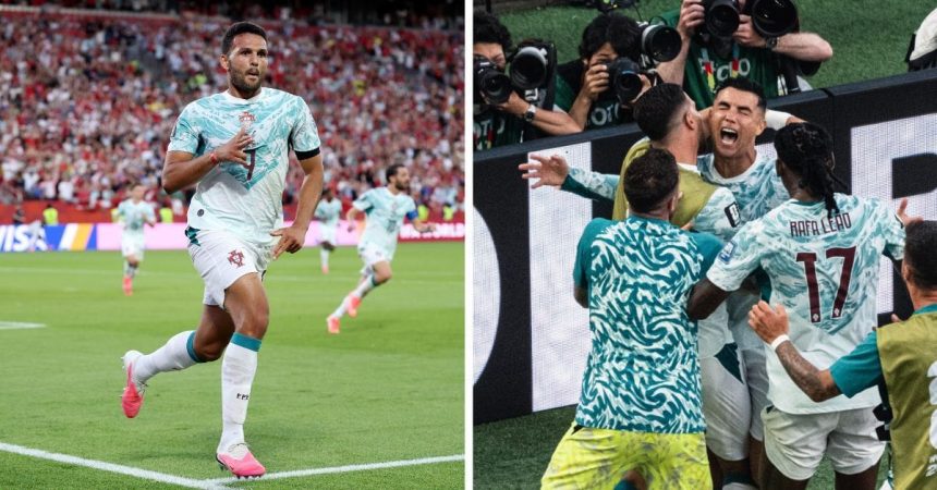 Goncalo Ramos scores stoppage time winner to help Portugal reach FIFA World Cup round of 16 after replacing goalscorer Cristiano Ronaldo