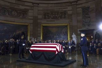 Leaders gather to pay final tributes to Lindsey Graham : NPR