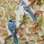 Lifelike Birds Emerge from Foliage in Painted Paper Reliefs by The Paper Ark — Colossal