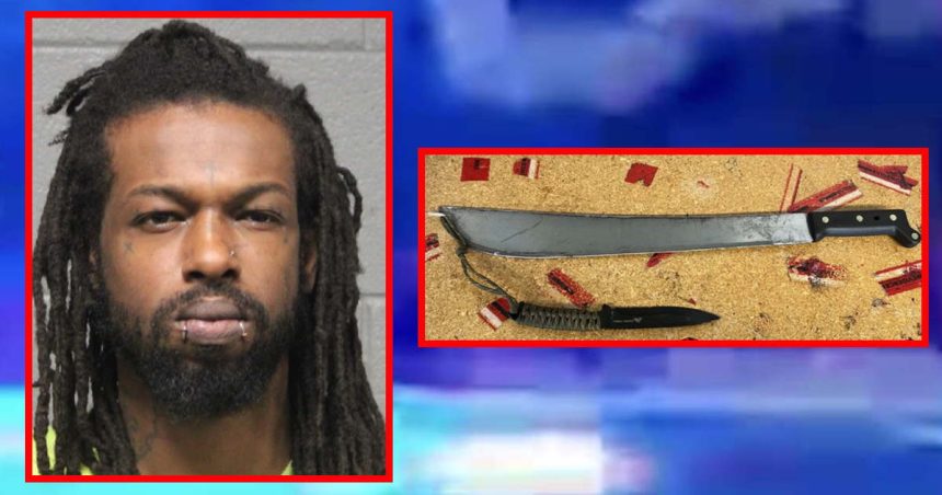 Man arrested with machete on CTA twice in 3 days