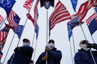 Masked Patriot Front White Nationalists Stage July 4 March Through D.C.