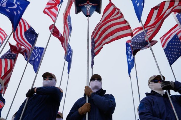 Masked Patriot Front White Nationalists Stage July 4 March Through D.C.