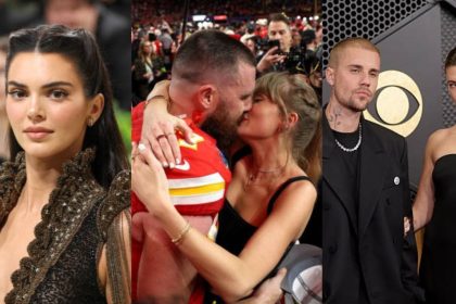 NFL fans react as Kendall Jenner & Jacob Elordi enjoy double date with Biebers on Taylor Swift’s wedding day
