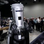 Nigel Farage to face challenge from man with bin on his head