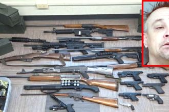 North Center firearms restraining order search nets 20 guns, including machine gun, officials say