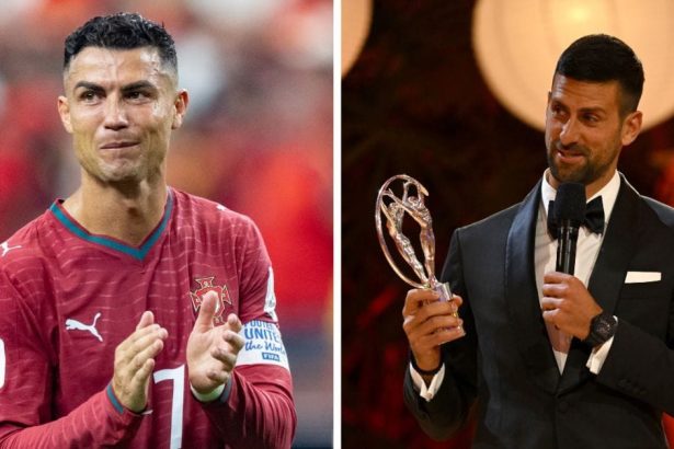 Novak Djokovic hits Cristiano Ronaldo celebration after win at Wimbledon; video wins hearts online