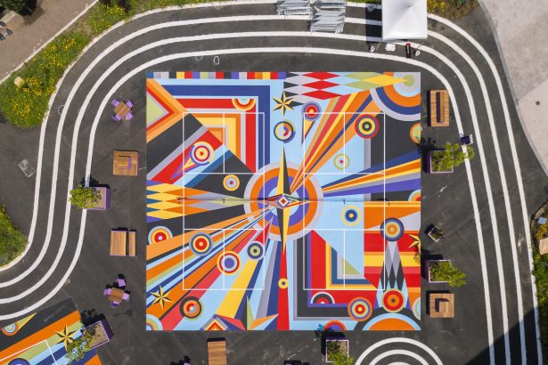 Pittsburgh’s Pickleball Courts by Sharmistha Ray Are an Abstract Riot of Color — Colossal