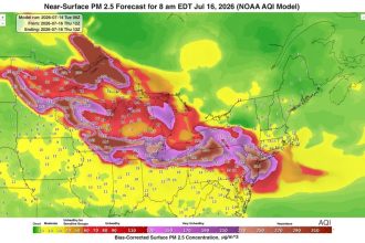 Prepare for dangerous air pollution in the Northeast, thanks to Minnesota wildfires
