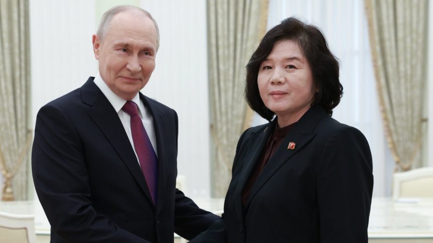 Putin meets North Korean foreign minister in diplomatic push : NPR