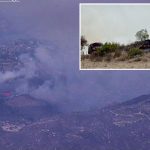 Rainbow wildfire forces home evacuations in North San Diego County