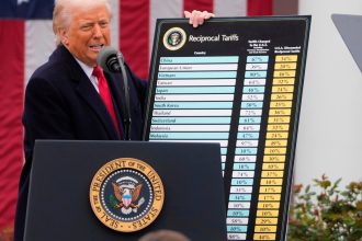 Trump to impose double-digit tariffs on dozens of countries : NPR