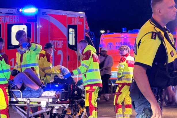 Vehicle plows through LGBTQ+ event in Germany : NPR
