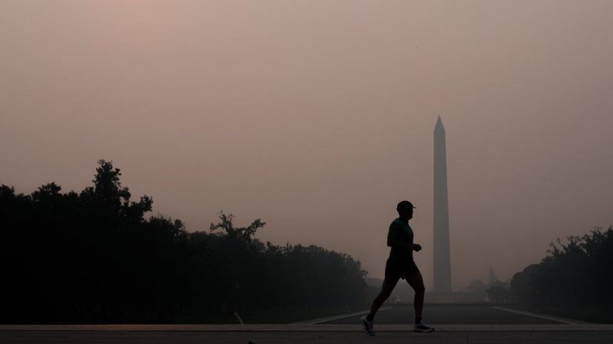 Wildfire Smoke From Canada And Minnesota Pushes Farther Into U.S., Engulfs DC In Haze