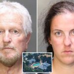 Woman, 32, accused of having pool sex with elderly man in front of kids