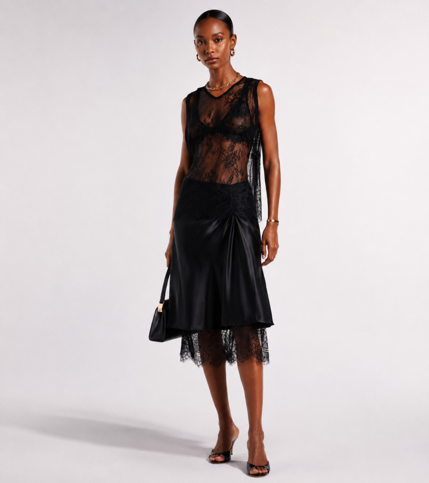 Black Satin Midi Skirts That Make Year-Round Dressing Effortless
