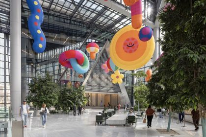 An Inflatable Pool Party by Craig & Karl Fills a Dubai Atrium with Summer Fun — Colossal