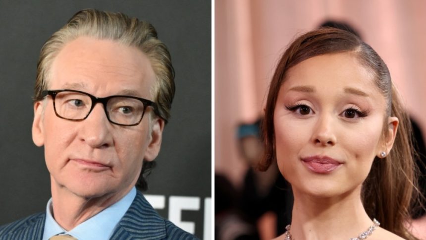 Bill Maher’s Joke About Ariana Grande’s Weight Draws Groans