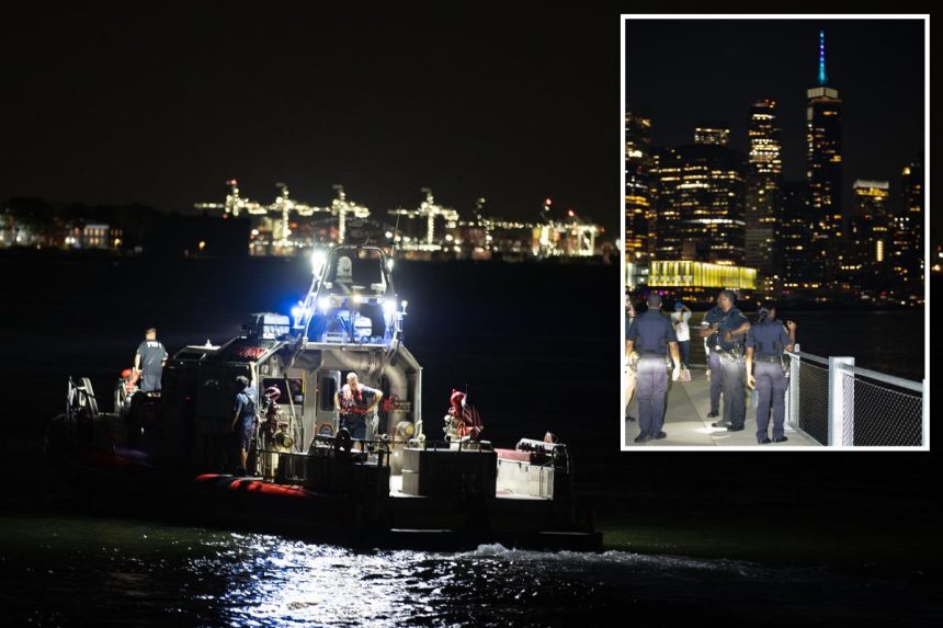 Boat overturns off Liberty Island coast; woman and child dead as more than a dozen pulled from water: sources