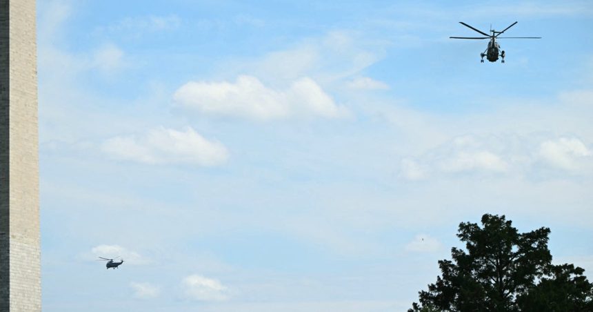 FAA Says Marine One Was Briefly Too Close To Passenger Airplane
