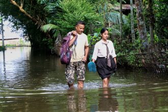 Flood death toll in India’s Assam reaches 100 as thousands lose their homes : NPR