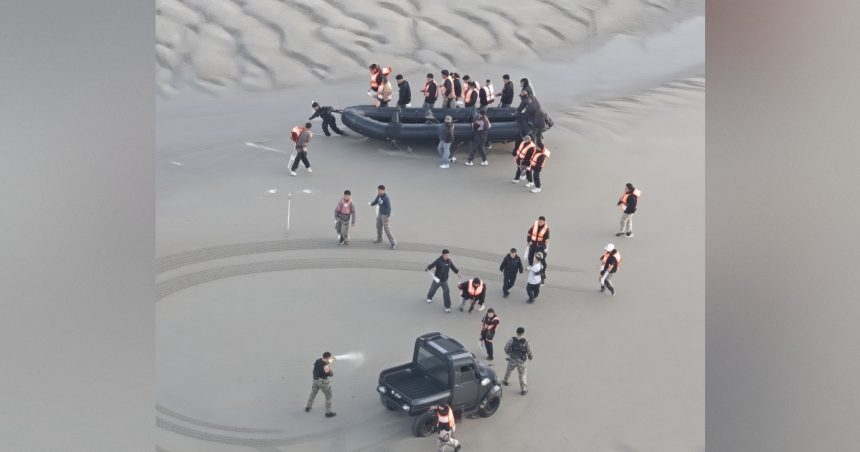 French Police Attacked by Illegals as They Intercept Inflatable Boat Trying to Cross the Channel Into the UK *  * by Paul Serran