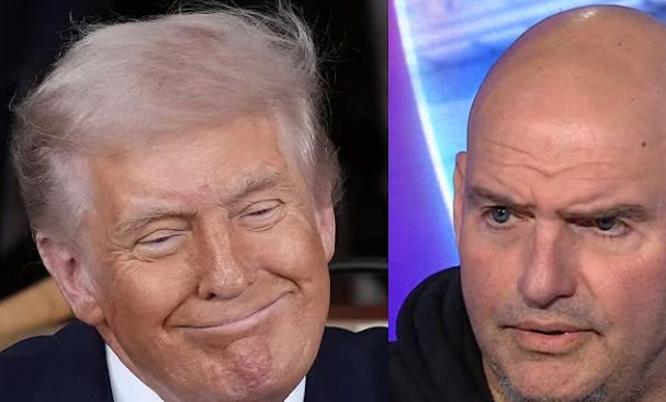 John Fetterman Is Taking Requests From Trump
