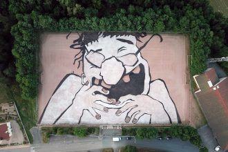 Monumental Joyful Murals by Ella & Pitr Fill Urban Rooftops and Fields — Colossal