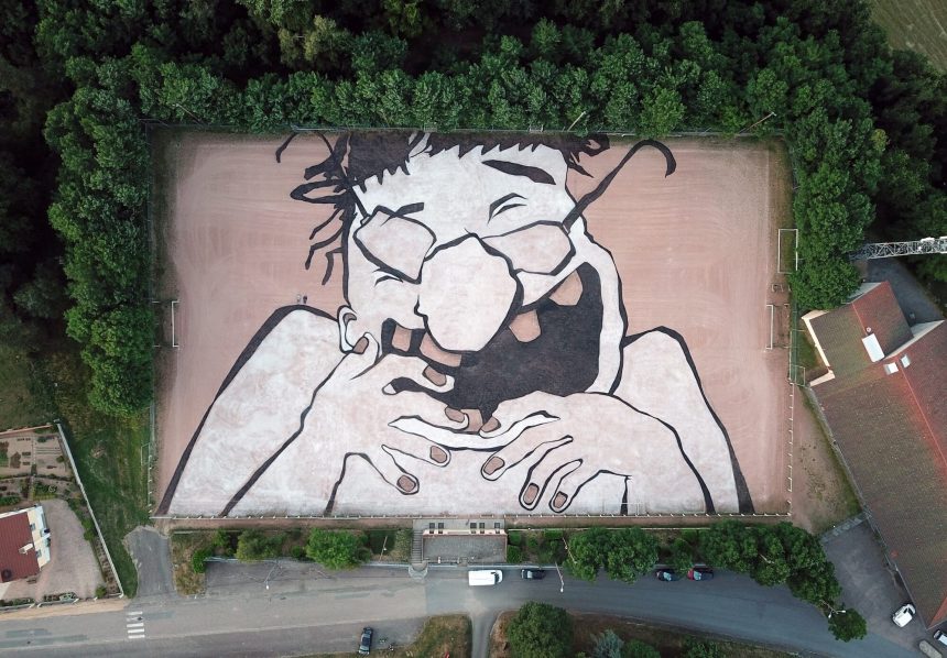 Monumental Joyful Murals by Ella & Pitr Fill Urban Rooftops and Fields — Colossal