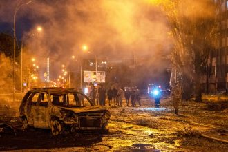 Overnight Russian barrage kills nine in Kyiv, as air defense struggle with U.S. continues : NPR