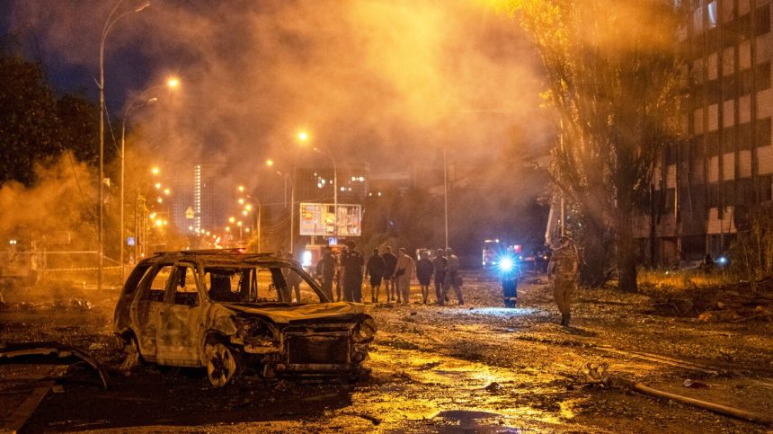 Overnight Russian barrage kills nine in Kyiv, as air defense struggle with U.S. continues : NPR