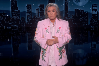 Rosie O’Donnell Hosts ‘Kimmel,’ Slams Trump as ‘Mango Mussolini’