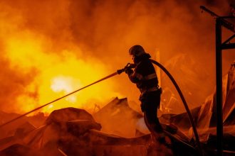 Russian missile and drone barrage in Ukrainian capital region kills 17 : NPR