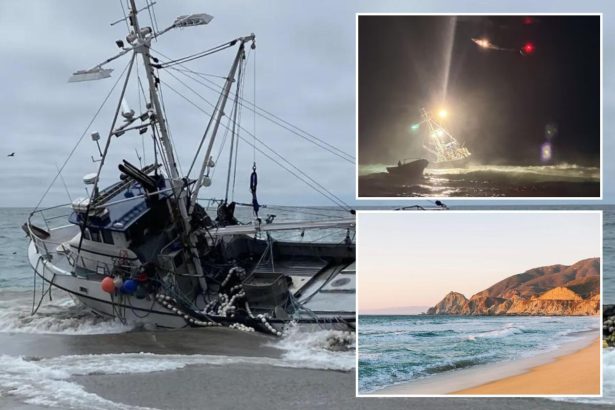 San Francisco beach closed after fishing boat carrying 1,000 gallons of diesel runs aground