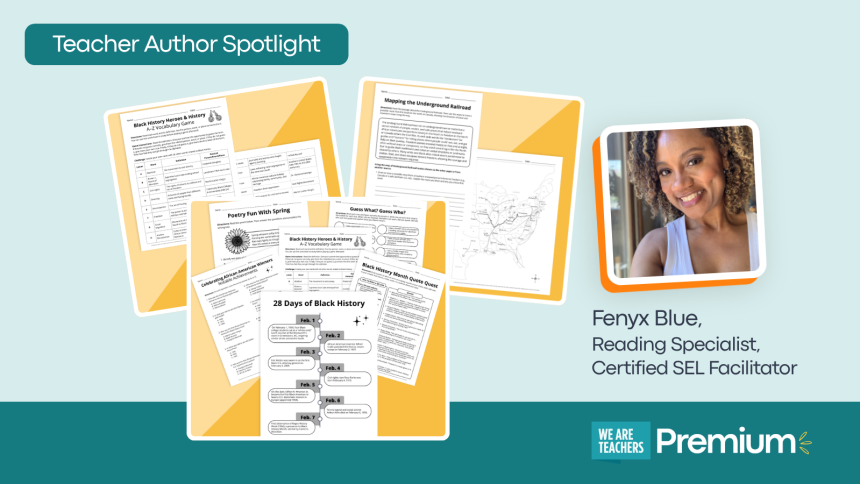 Teacher Author Spotlight: Fenyx Blue