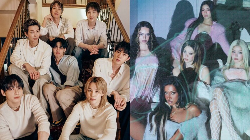 “This is ridiculous” – Fans react as KATSEYE’s WILD tracklist sparks claims of copying BTS’ ARIRANG design