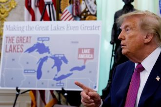 Trump directs federal government to rename Lake Ontario to Lake America : NPR