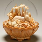 Under Glass Cloches, Amber Cowan Nests Enchanting Flameworked Scenes — Colossal