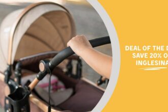 Image Text: Deal of the Day: Save 20% on Inglesina